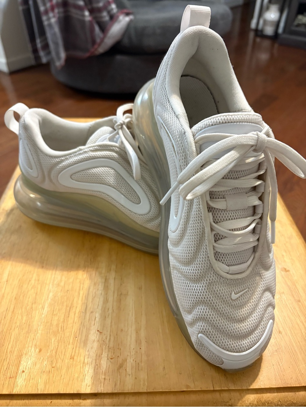 Nike Air Max 720 Platinum White Youth Shoes
